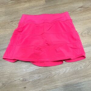 Lululemon Athletica sonic pink skirt